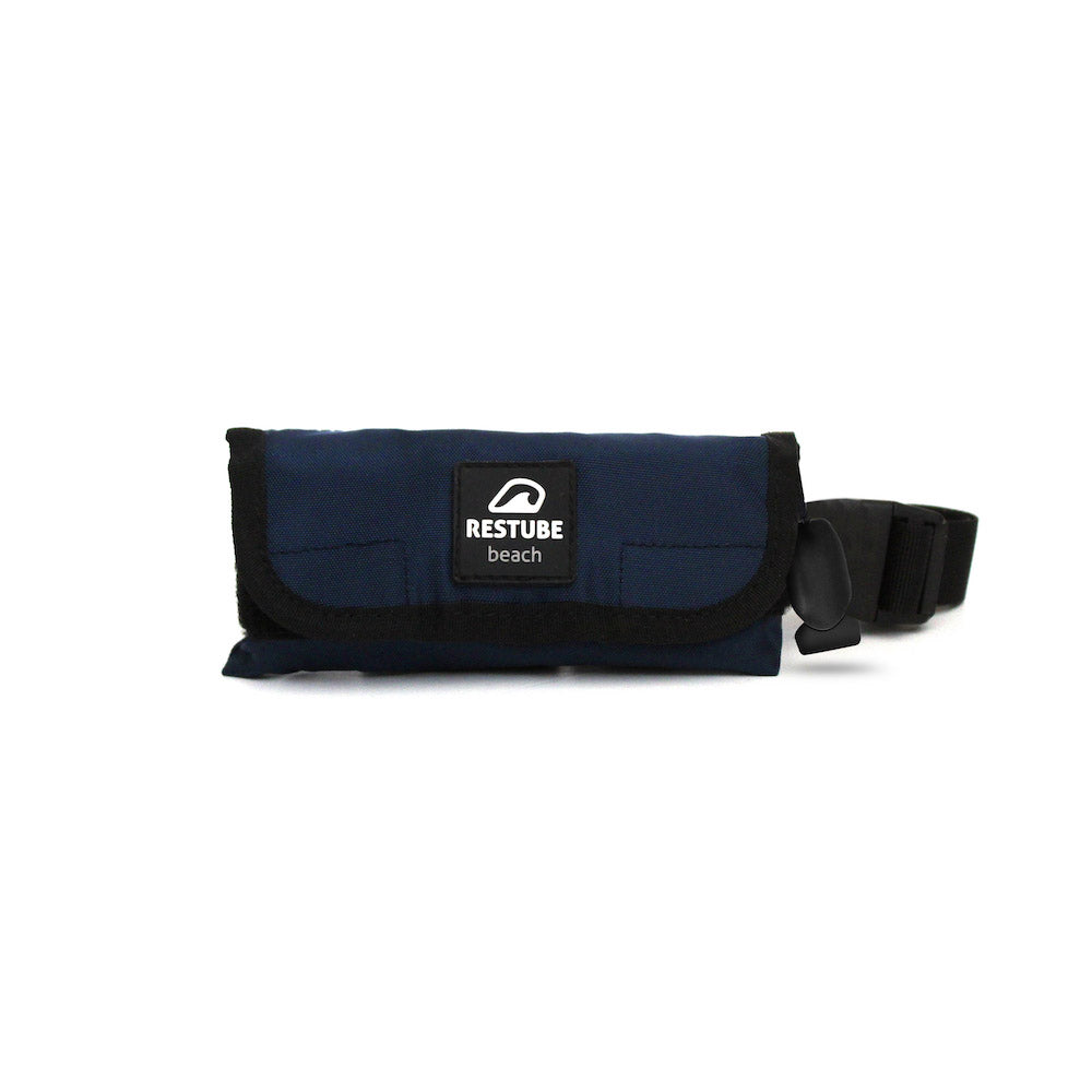 RESTUBE BEACH marine blue packed in pouch - compact ready-to-wear safety buoy Philippines
