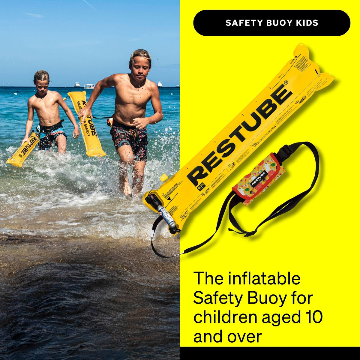 BEACH Family Set angle 3 - complete RESTUBE family bundle drybag CO2 reflector Philippines