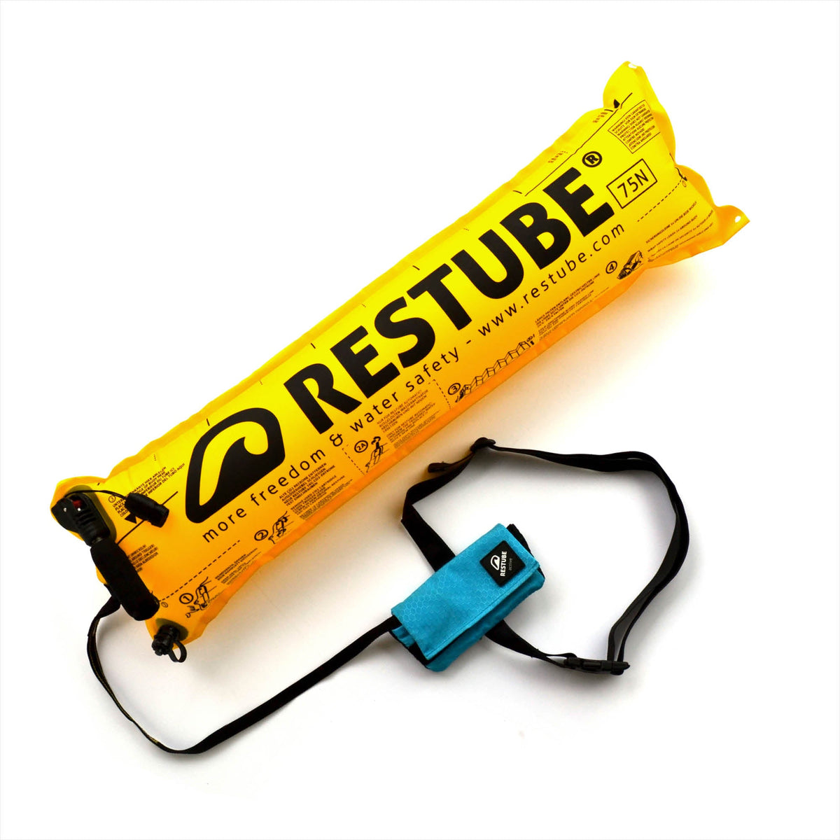 RESTUBE ACTIVE inflatable safety buoy icemint main product shot - bestseller water sports buoy Philippines