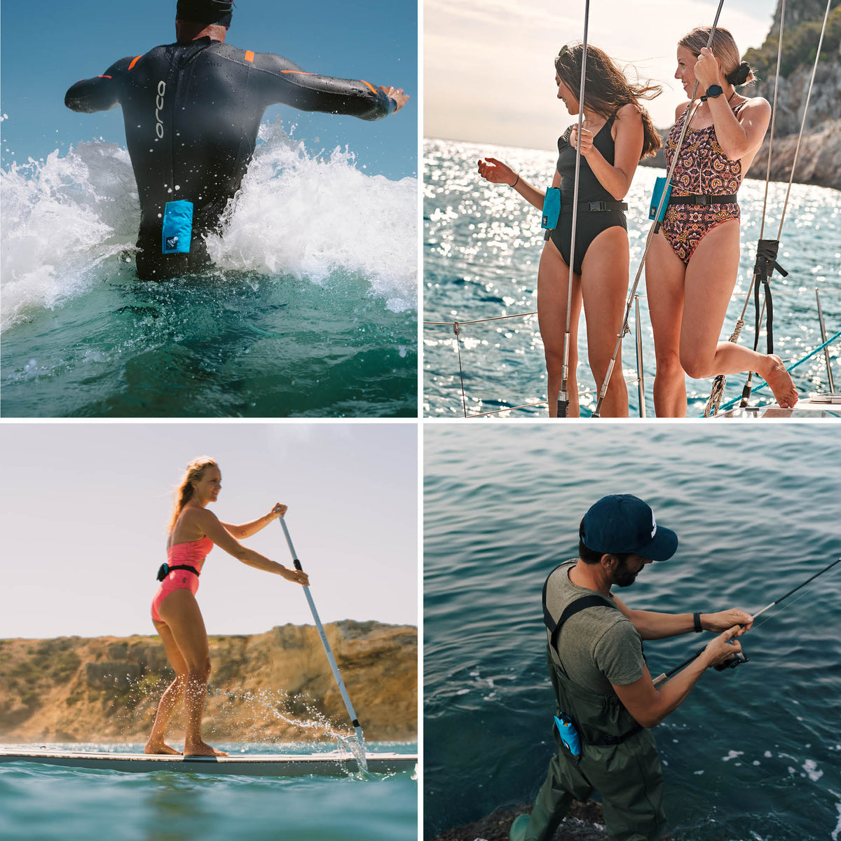 RESTUBE ACTIVE product shot angle 5 - lifestyle open water swimming Philippines