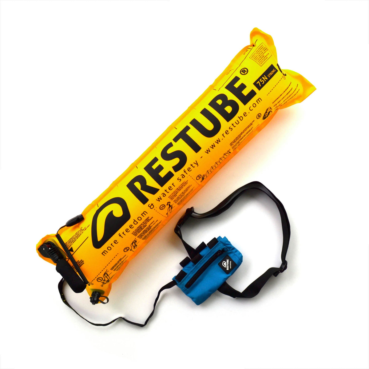 RESTUBE EXTREME inflatable safety buoy azure blue main product shot - extreme water sports buoy Philippines