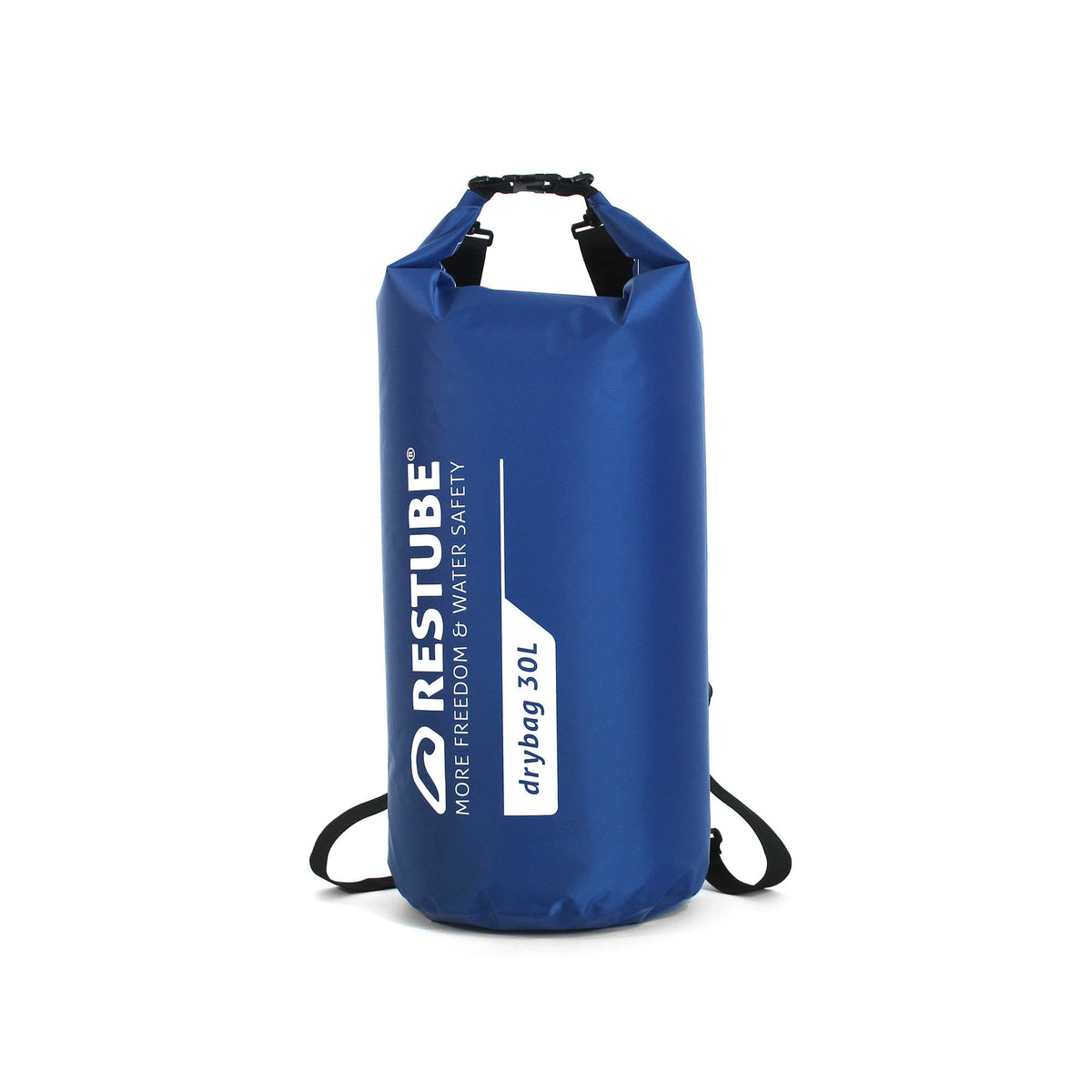 RESTUBE DRYBAG 30L blue with dual shoulder straps front view Philippines