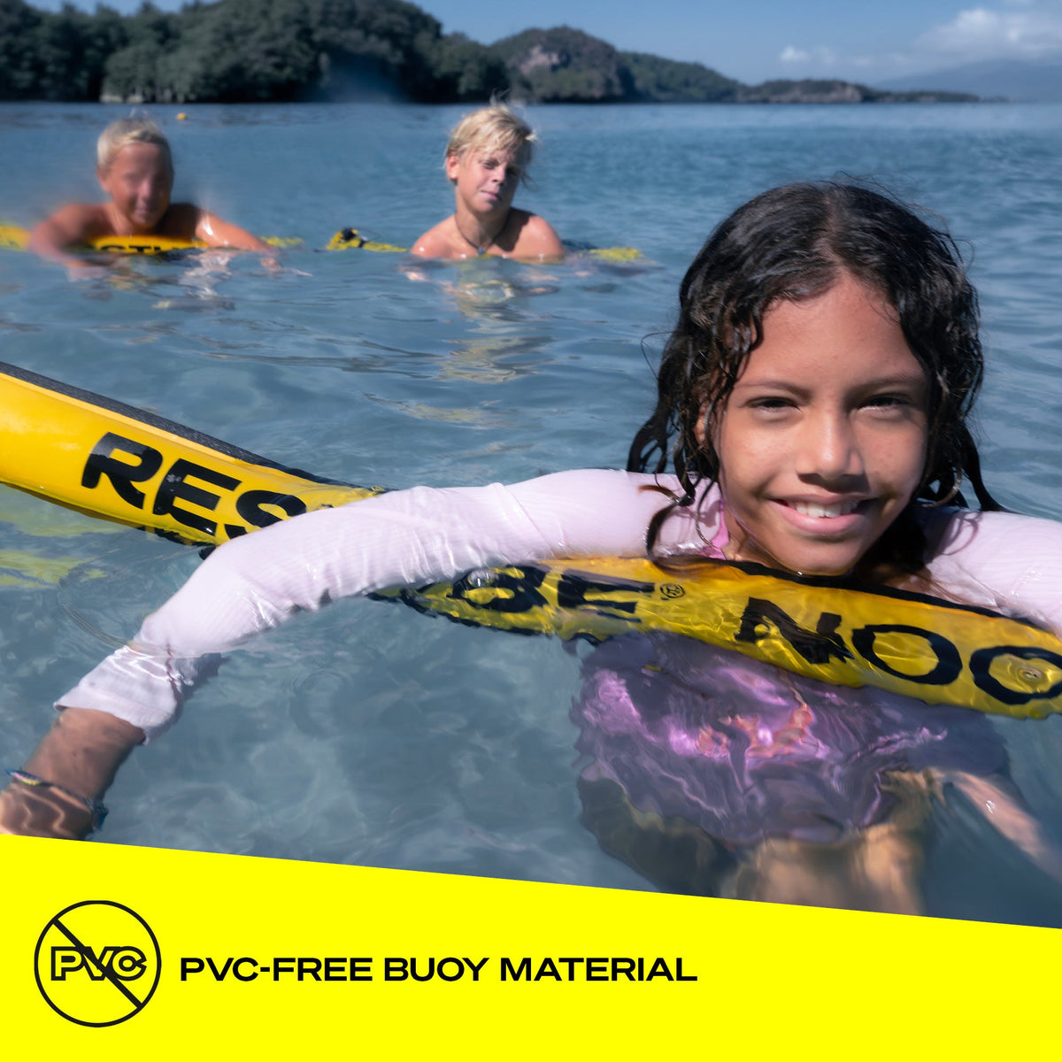 RESTUBE POOL NOODLE product shot angle 3 – compact travel-friendly inflatable noodle