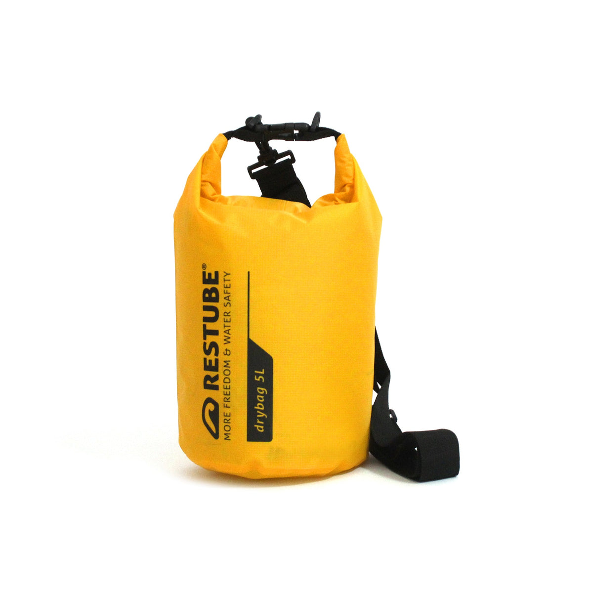 RESTUBE DRYBAG 5L yellow waterproof drybag with shoulder strap main product shot Philippines