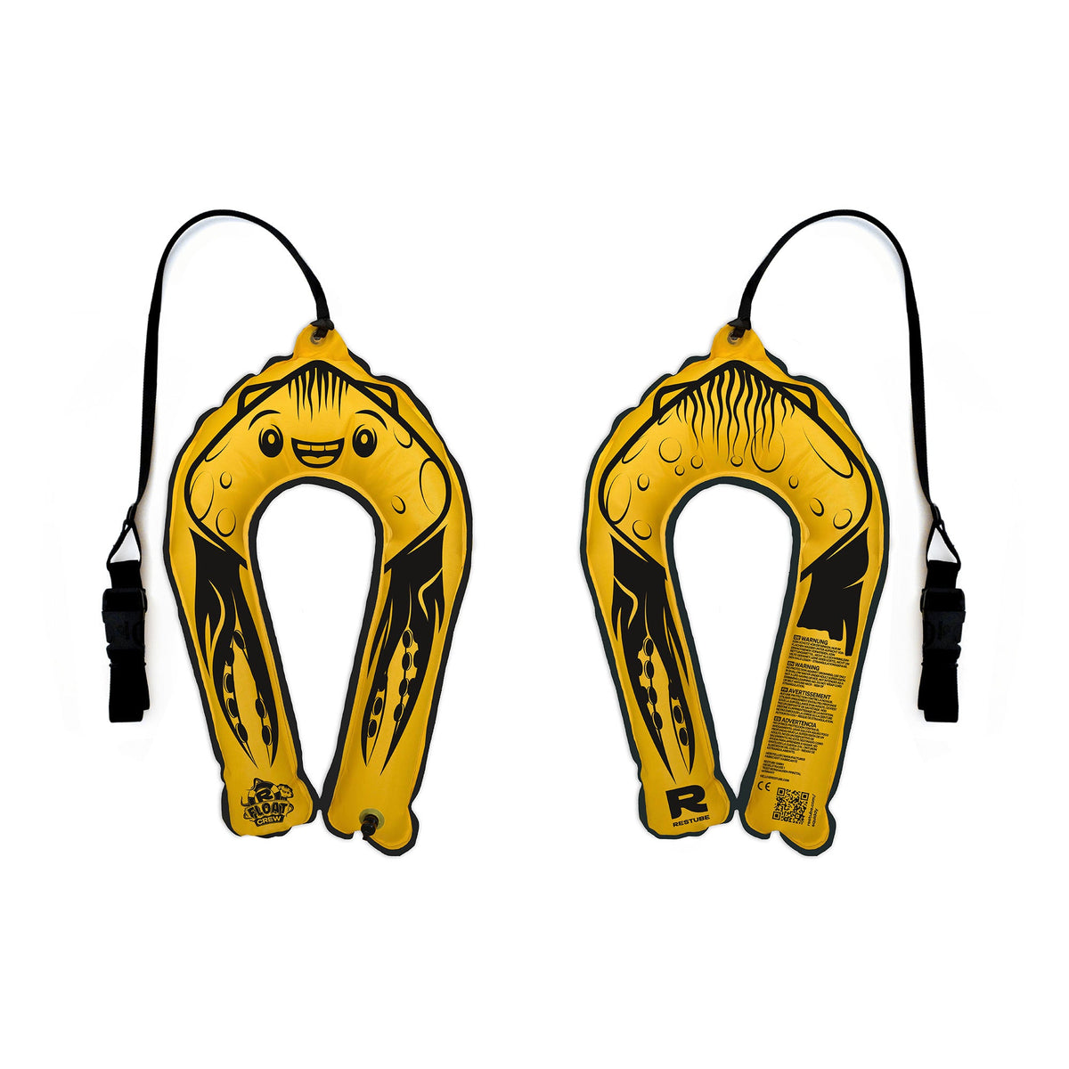SQUIDDY inflatable swim buoy side view with belt and leash - compact kids water toy Philippines