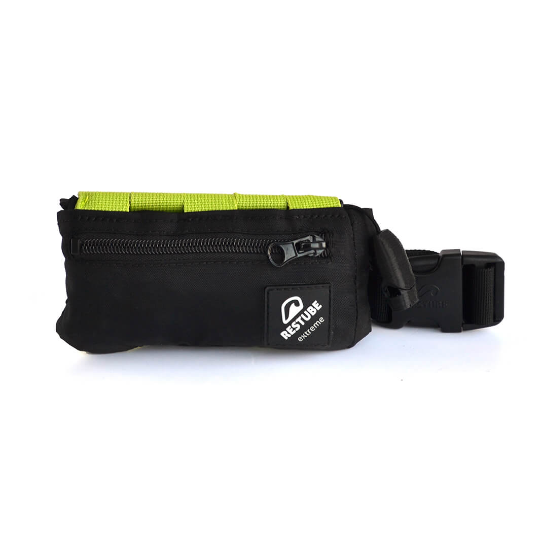 RESTUBE EXTREME black lime packed in pouch - dark green compact extreme sports safety buoy Philippines